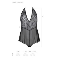 Body Leafa Negro Eco Collection Passion 40-42 L/XL