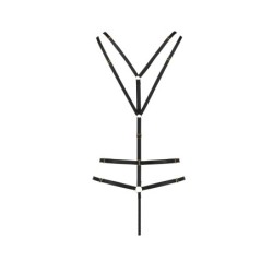 Body Meggy Črna Hudičeva Kolekcija Strast 40-42 L/XL