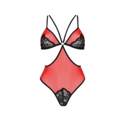 Body Peonia Rot Erotic Line Passion 40-42 L/XL