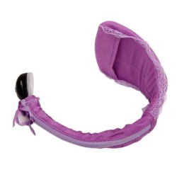 Tangice z vibratorjem in daljinskim upravljalnikom vijolične barve
