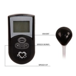 Vibreeriv G-string puldiga, lilla