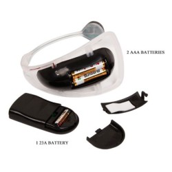 Vibreeriv G-string puldiga, lilla