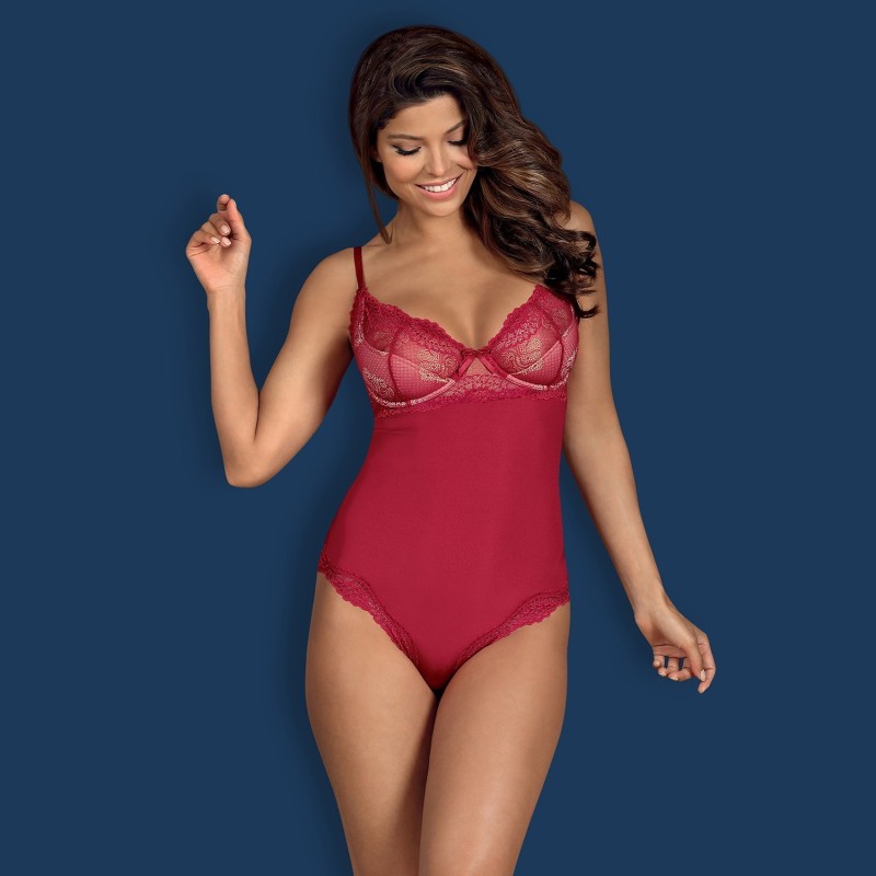Body Rosalyne Obsessive Piros 40-42 L/XL