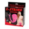 Stringi z Wibratorem Sterowane Pilotem Lila