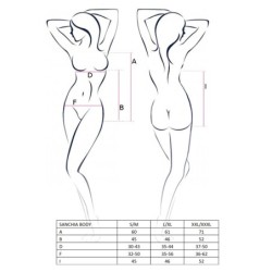 Body Sanchia Černá Passion 40-42 L/XL