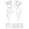 Body Sanchia Černá Passion 40-42 L/XL
