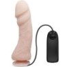 Velké Penis Dildo s Vibrací Přirozené 23.5 Cm
