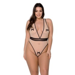 Kūno Viena smėlio spalvos Queen dydis Passion 48-50 4XL/5XL