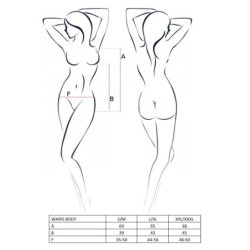 Body Waris Čierna Passion 40-42 L/XL