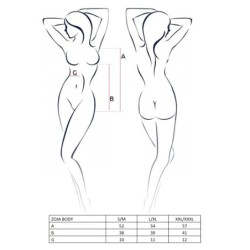 Body Zoja Musta Passion 44-46 XXL/3XL