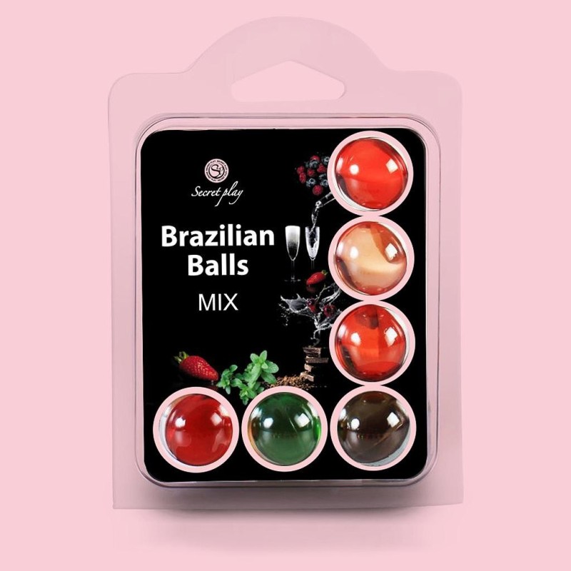 Küssbare Gleitkugel Brazilian Balls Multigeschmack 6 X 4Gr