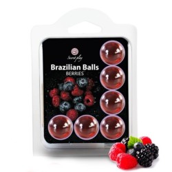 Määrdeained Suudeldavad Brasiilia Pallid Metsamarjamaitselised Pallid 6 X 4Gr