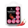 Libestavad pallid Brazilian Balls Kolmekordne toime 6 X 4Gr