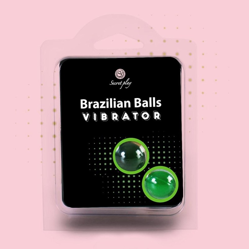 Kuleczki Lubrykujące Brazilian Balls Shock Efekt Wibrator 2 X 4Gr