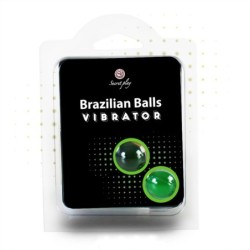 Lubrikačné guličky Brazilian Balls Shock Vibračný Efekt 2 X 4Gr
