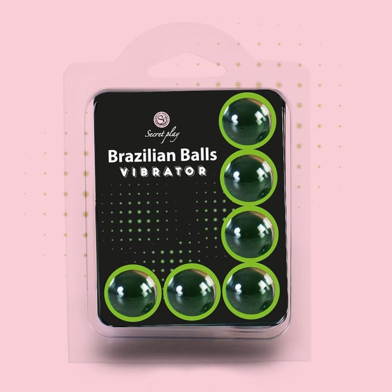 Lubricirajuće kuglice Brazilian Balls Shock Efekt Vibrator 6 X 4Gr Lubricirajuće kuglice Brazilian Balls Shock Efekt Vibrator 6 X 4Gr