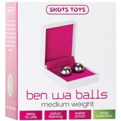 Kulki waginalne Ben Wa Balls Medium Weight Srebrne