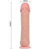 De Grote Penis Realistische Natuurlijke Dildo 26Cm