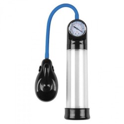 Pompa per Pene Automatica Con Misuratore Pressure Touch Trasparente