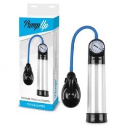 Pompa per Pene Automatica Con Misuratore Pressure Touch Trasparente