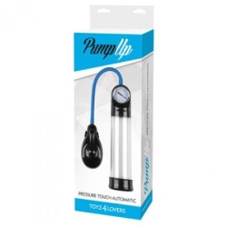 Pompa per Pene Automatica Con Misuratore Pressure Touch Trasparente