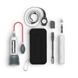 Črpalka za penis z dodatki Bathmate Hydroxtreme 11 Transparentna