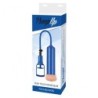 Penispumpe mit Masturbator Push Touch Sense Blau