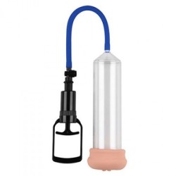 Pompa per Pene con Masturbatore Push Touch Sense Trasparente