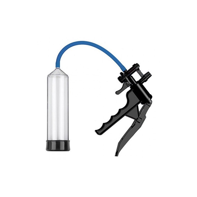 Pumpa na penis s manžetou Easy Touch Gun Transparentná