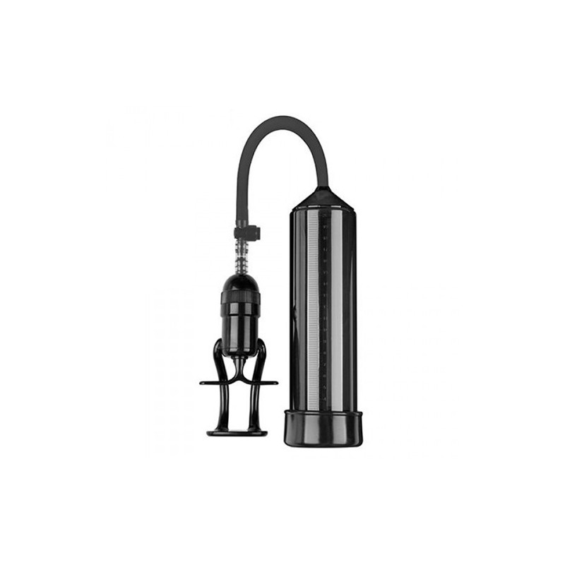 Penispumpe mit Lineal Finger Touch Schwarz Penispumpe mit Lineal Finger Touch Schwarz