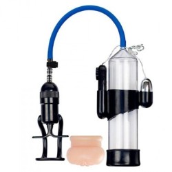 Pompă Peniană Vibratoare Cu Masturbator Finger Touch Sense Transparentă