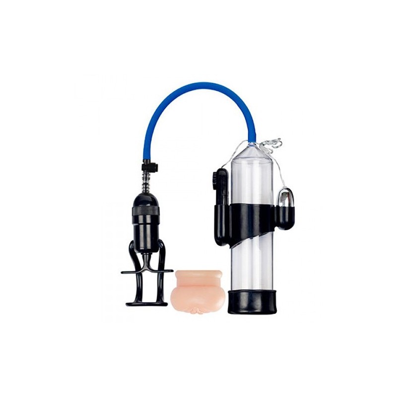 Pompa per pene vibrante con masturbatore Finger Touch Sense trasparente Pompa per pene vibrante con masturbatore Finger Touch Sense trasparente