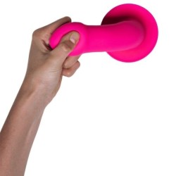 Hitsens 2 Pink Silicone Dildo