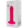Hitsens 2 Pink Silicone Dildo