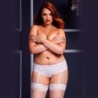 Boxers met Opening en Jarretel 3122 Baci Wit 38 M