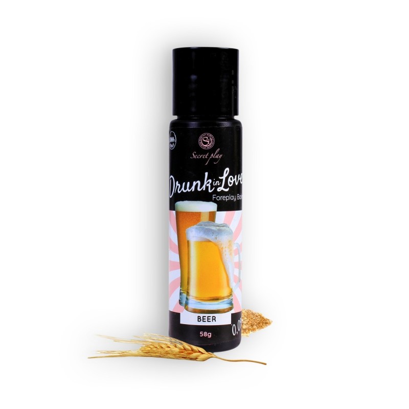 Balsamo Lubrificante al Gusto di Birra Drunk In Love Secret Play 60Ml