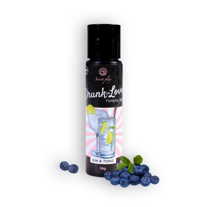 Bálsamo Lubrificante Sabor Gin Tónico Drunk In Love Secret Play 60Ml