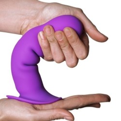 Hitsens 3 silikoninis violetinis dildo