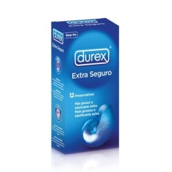 Caja De 12 Preservativos Extra Seguros Durex