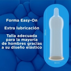 Caja De 12 Preservativos Extra Seguros Durex