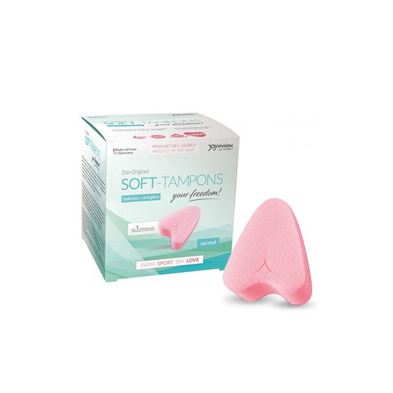 Laatikko, jossa 3 Soft-Tampons Normal -tamponia
