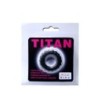 Titan Cockring Zwart 2 Cm