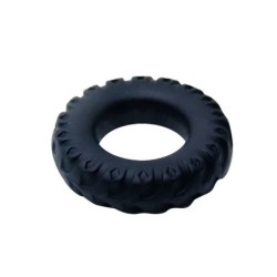 Titan Cockring Schwarz Grün 2 cm
