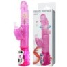 Reisebegleiter Rotator Up & Down Rabbit Rosa