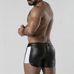 Pantalón Corto Zahones 2 Way Zipper Contrast Short Blanco Locker Gear 46 3XL