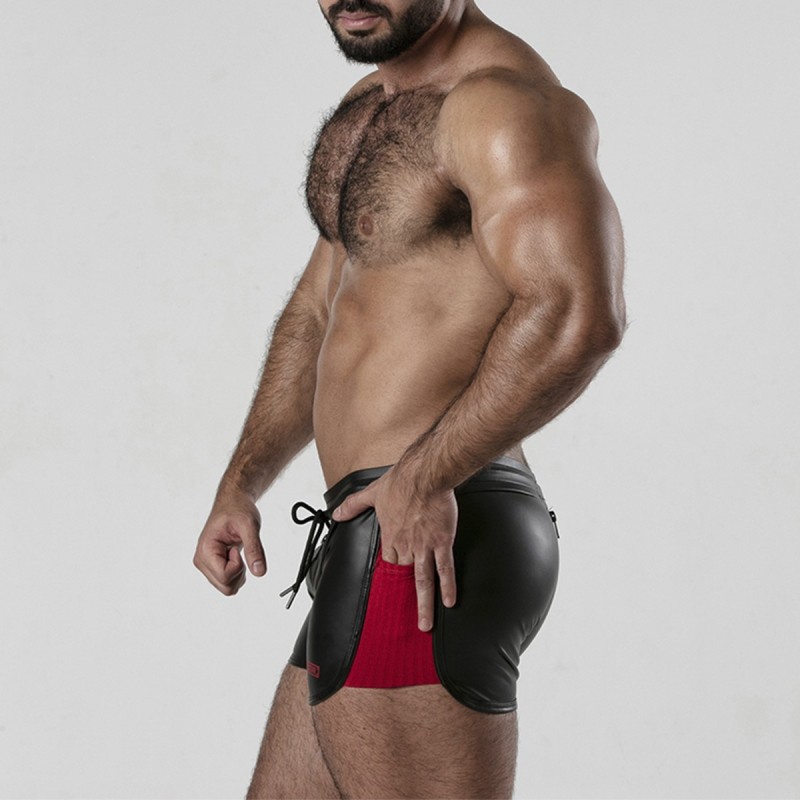 Παντελόνι Κοντό Ζαχόνες 2 Way Zipper Contrast Short Κόκκινο Locker Gear 42 XL