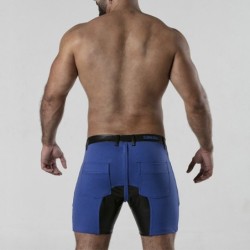 Pantalón Corto Zahones 5 Pocket Chap Short Azul Locker Gear 38 M
