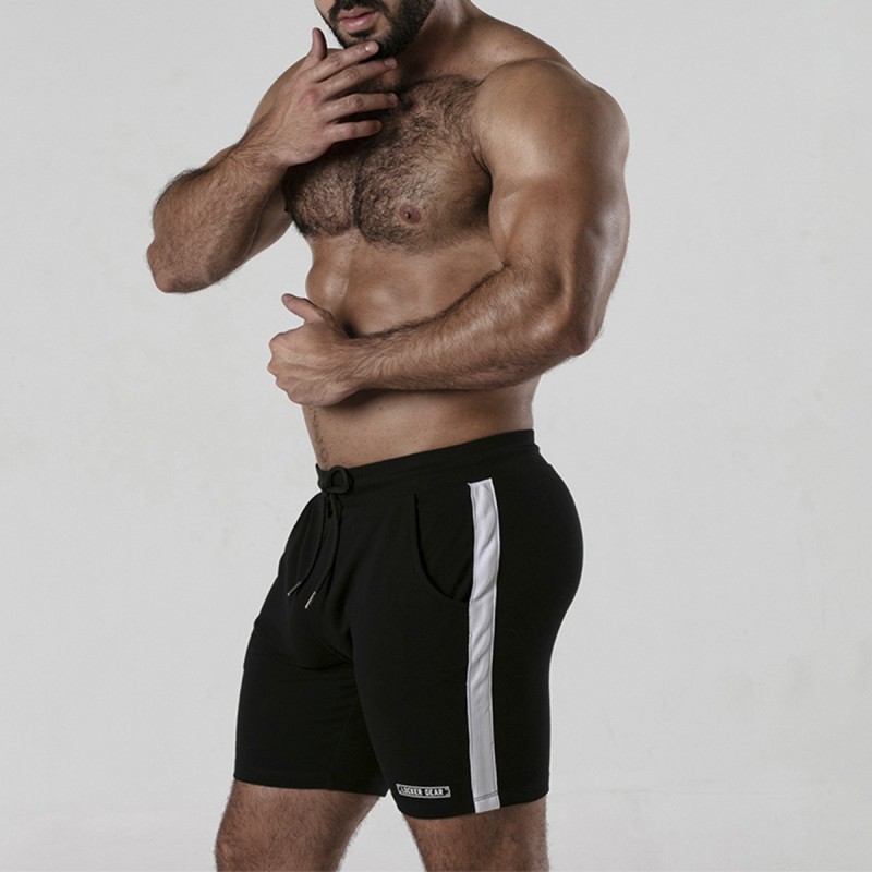 Korte Broek Zijstreep Short Wit Locker Gear 38 M