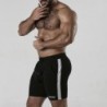 Korte Broek Zijstreep Short Wit Locker Gear 38 M