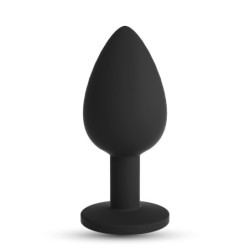 Camileo Plug Anal Moyen Avec 4 Joyaux Interchangeables Crushious